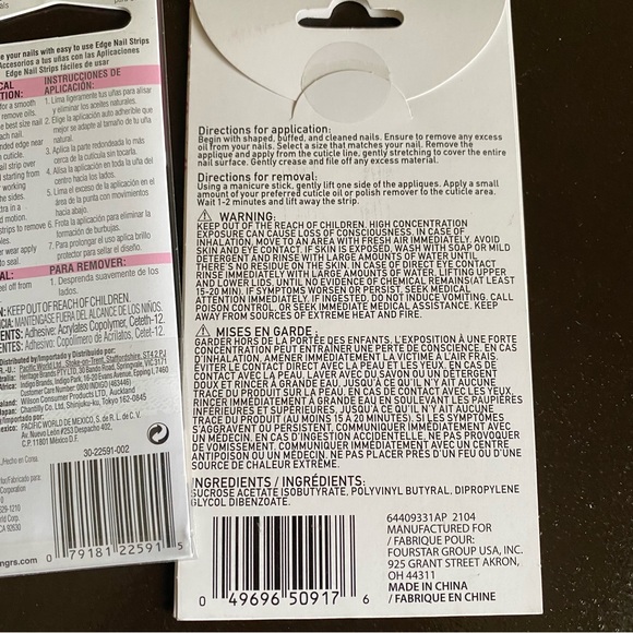 Nail Warps ( 3 packs) - Picture 2 of 4